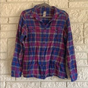 Patagonia colorful flannel